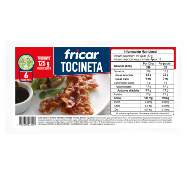 TOCINETA 125G