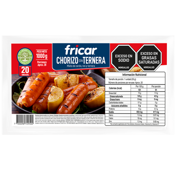 Chorizo con Ternera