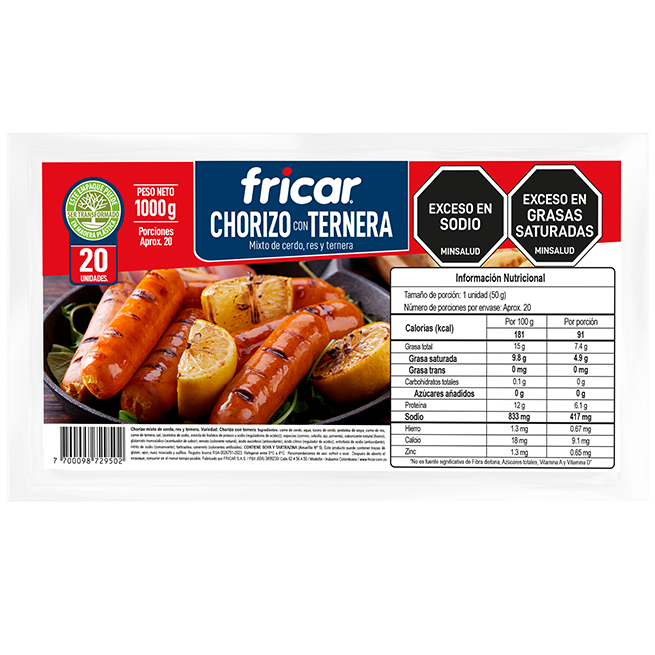Chorizo con Ternera