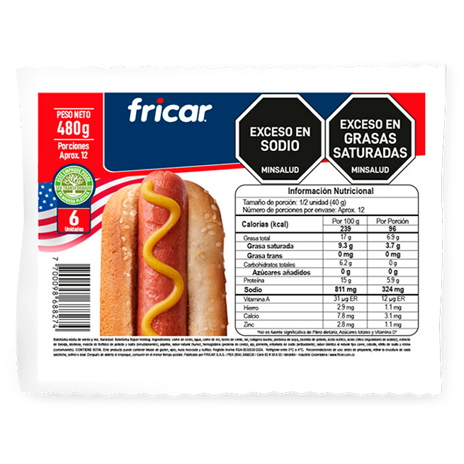 Salchicha súper hot dog