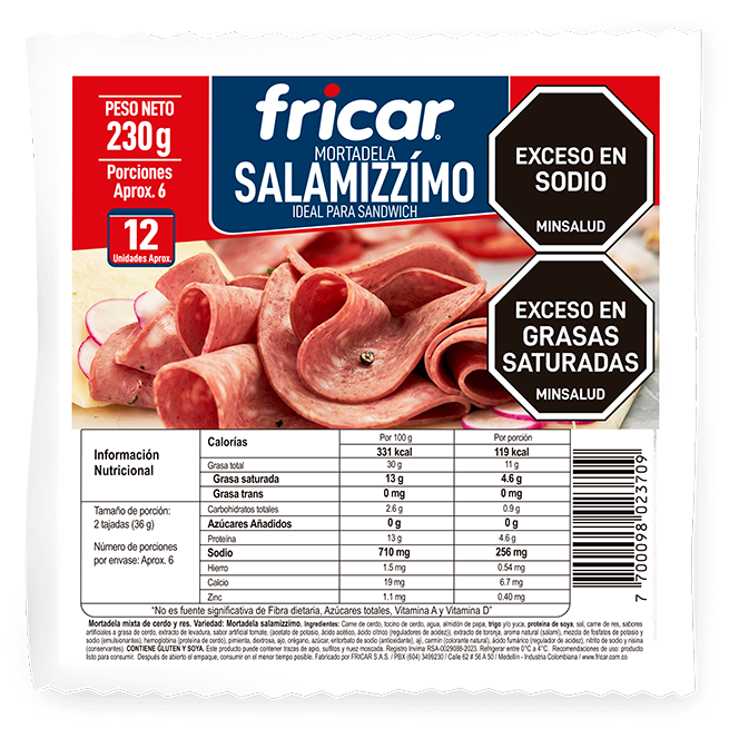Mortadela Salamizzimo Fricar