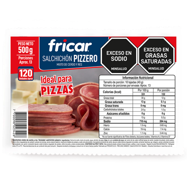 Salchichón Pizzero Fricar