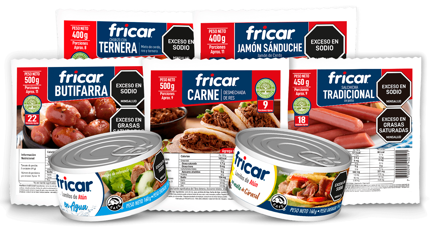 Nuestros productos Fricar